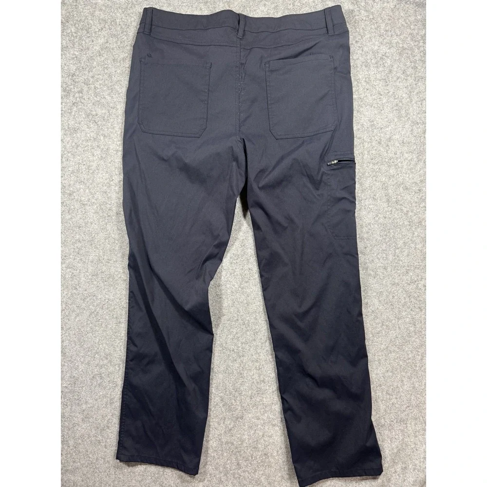 Weatherproof Vintage Regular Fit Utility Pants 38x30 Navy Blue Nylon Stretch